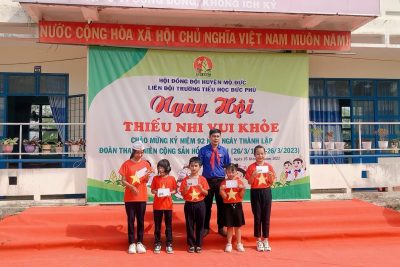 Chào mừng kỷ niệm 92 năm ngày thành lập Đoàn TNCS Hồ Chí Minh (26/3/1931-26/3/2023) Liên Đội Trường TH Đức Phú tổ chức ngày hội “Thiếu nhi vui khỏe ” năm học 2022-2023.